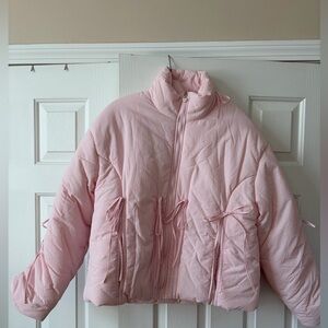 My Mum Made It Pink Puffer Jacket Size L